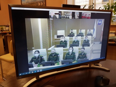 «Российский фонд мира» провёл видеоконференцию для курсантов и юнармейцев