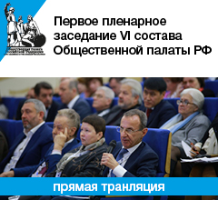 Первое пленарное заседание ОП РФ VI состава доступно онлайн